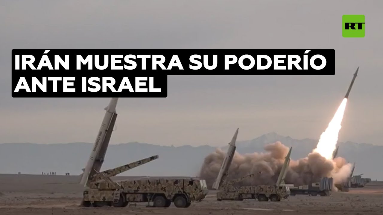 Simulacros de misiles balísticos a gran escala en Irán en respuesta a amenazas de Israel