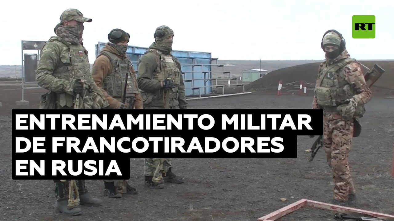 Francotiradores rusos entrenan en la provincia de Rostov