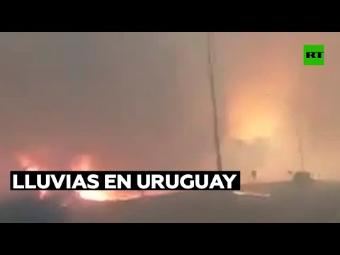 Recientes lluvias reducen el humo de los incendios forestales en Uruguay