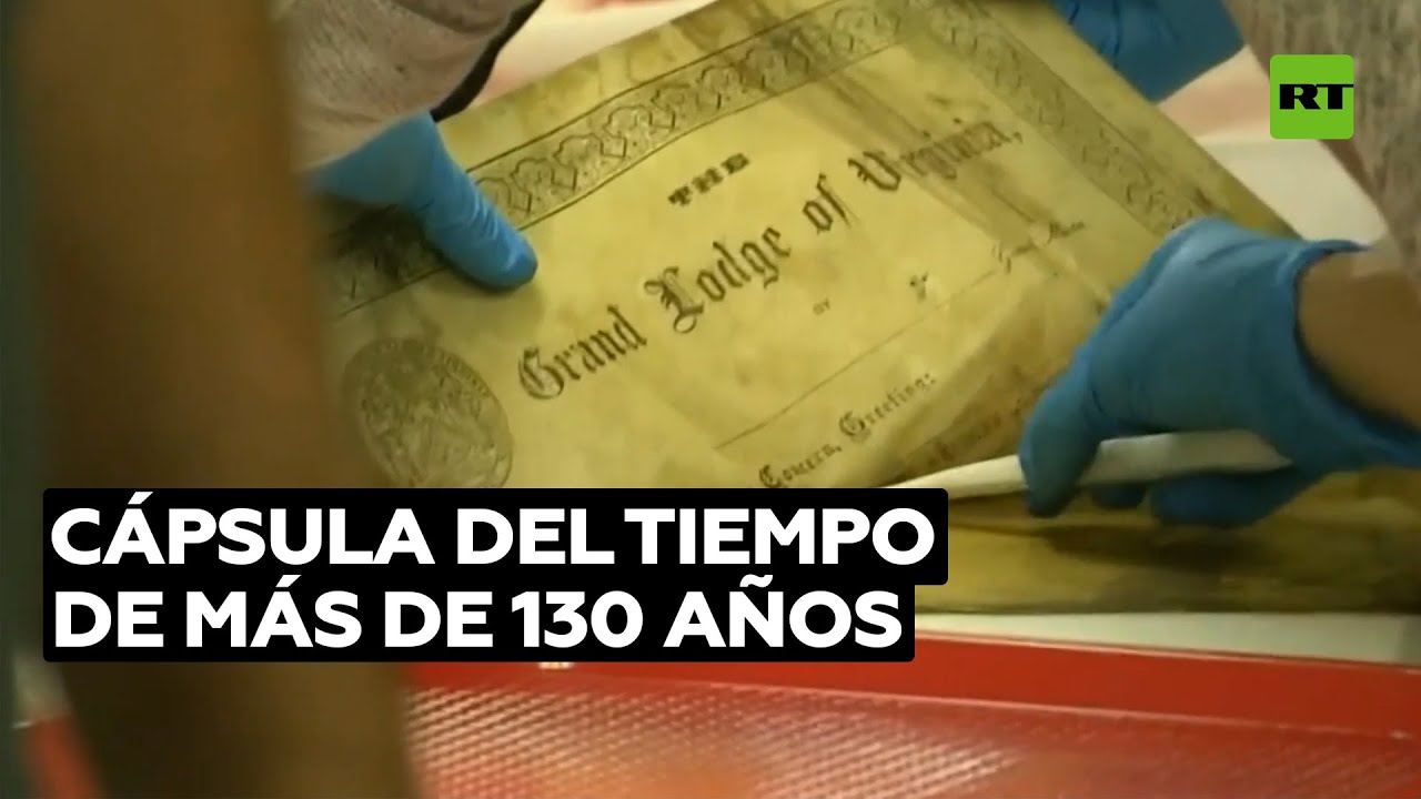 Abren una cápsula del tiempo de más de 130 años en EE.UU. @RT Play en Español