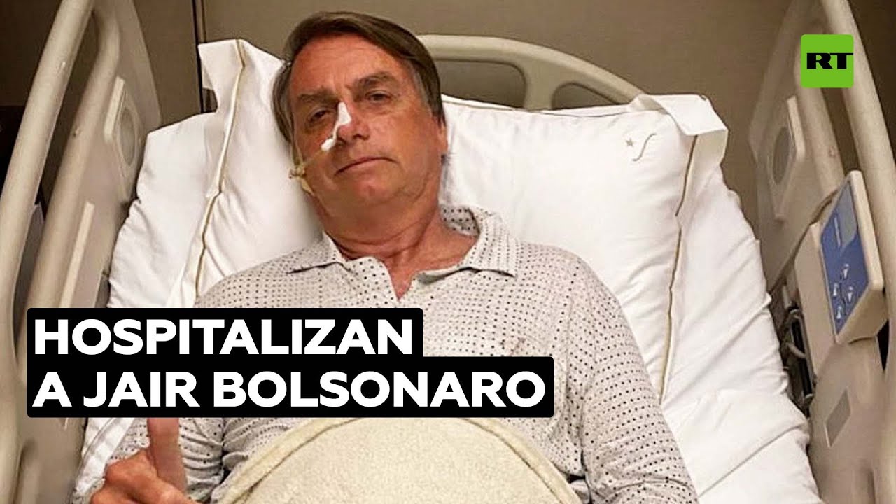 Bolsonaro ingresó en un hospital por una probable obstrucción intestinal