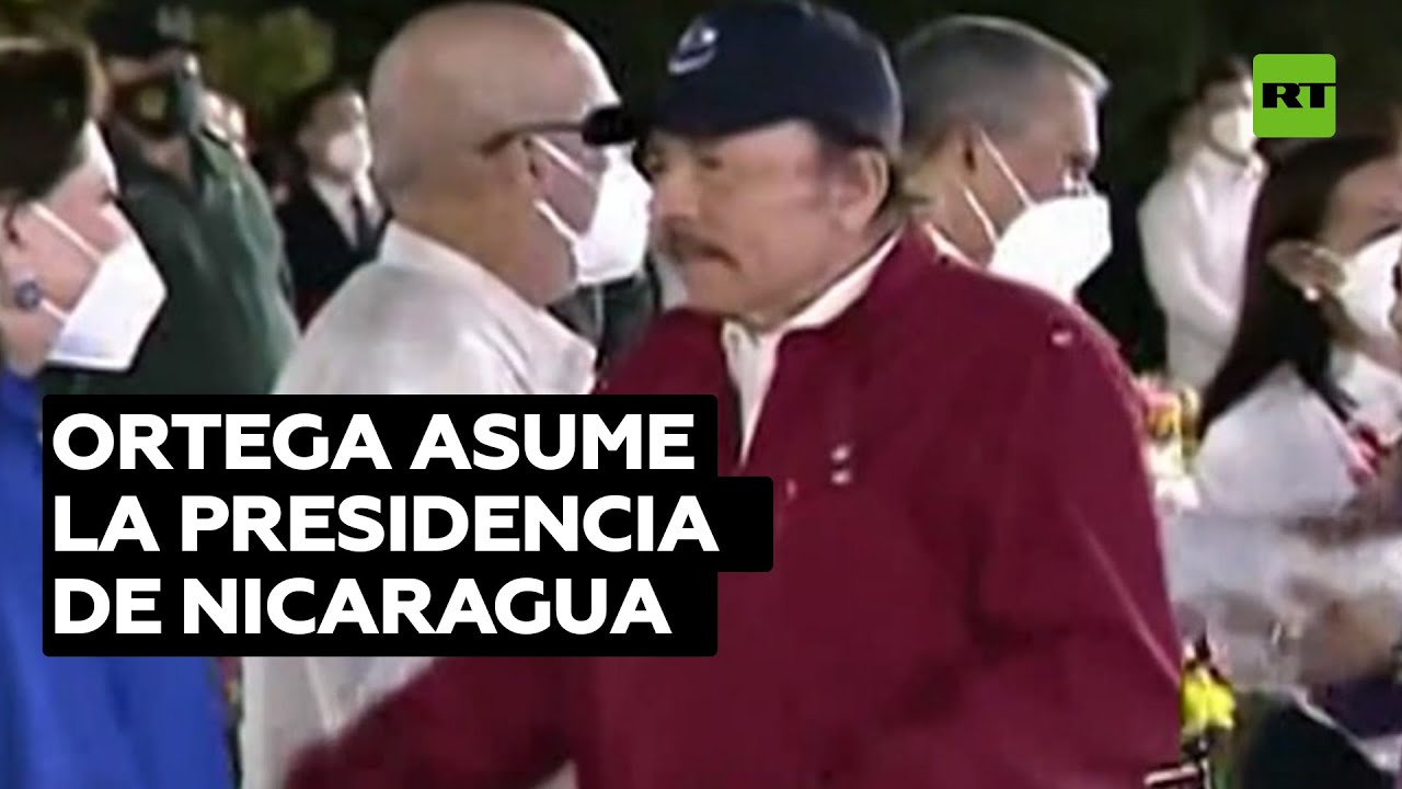 Daniel Ortega asume la presidencia de Nicaragua y rechaza las sanciones impuestas por Occidente