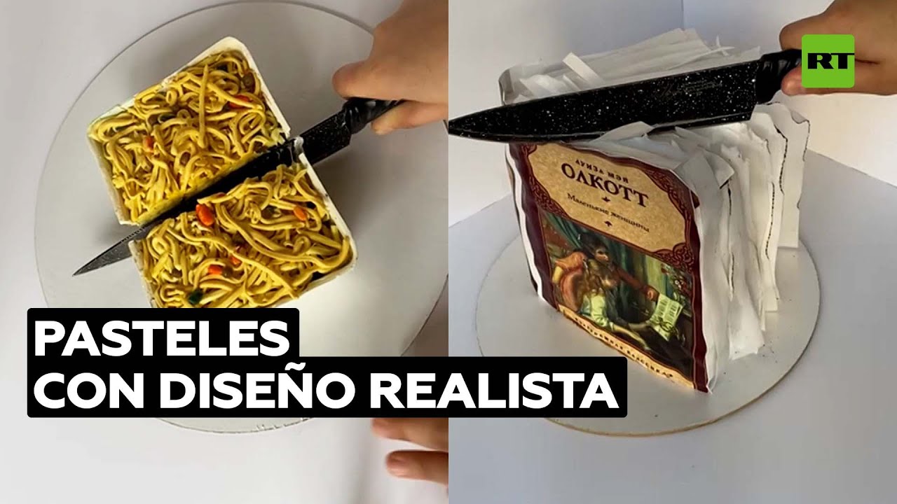 Una repostera rusa hace pasteles que parecen objetos reales @RT Play en Español