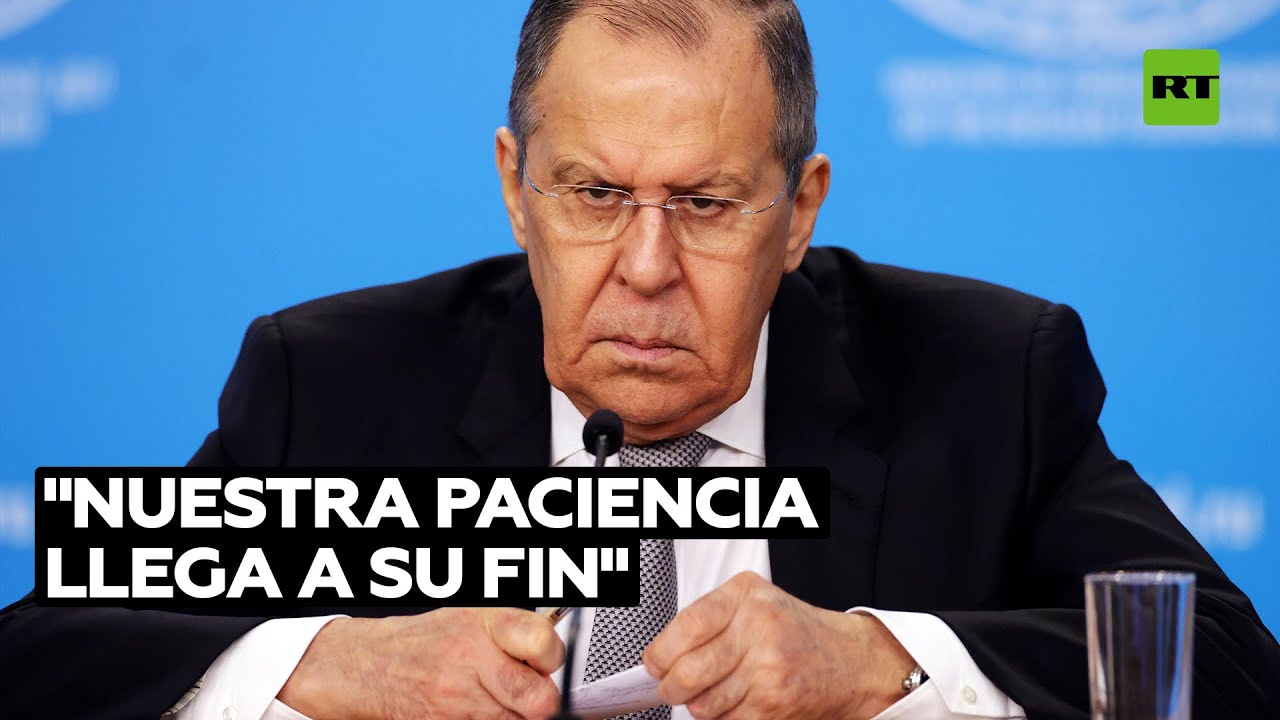 Serguéi Lavrov: "Nuestra propuesta pretende reducir la confrontación militar en Europa"