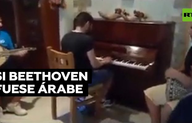 Interpretan una famosa canción de Beethoven con un toque árabe