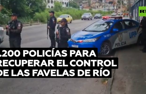 Río de Janeiro despliega 1.200 policías para "recuperar" el control de las favelas