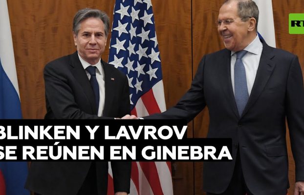 Lavrov y Blinken abordan la crisis de seguridad en Europa