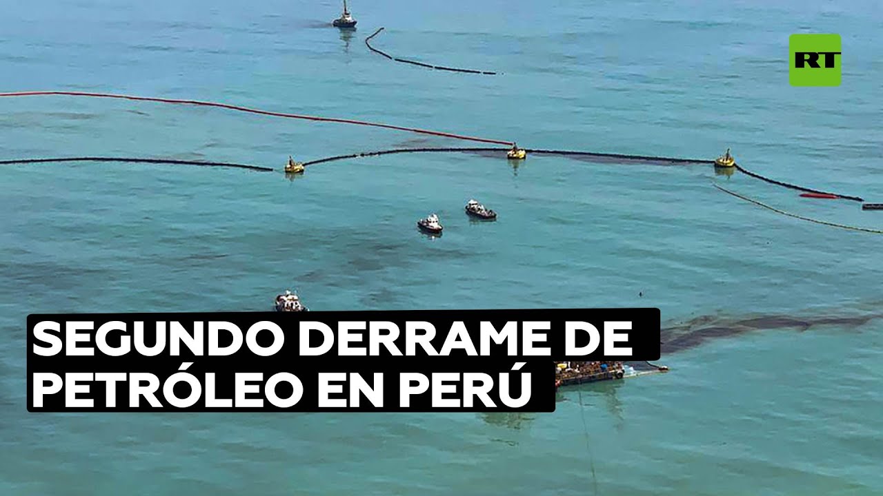 Gobierno peruano investiga un segundo derrame de crudo en las costas afectadas por Repsol
