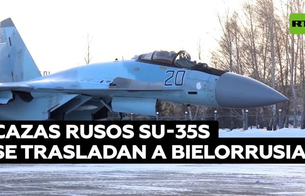 Cazas polivalentes rusos Su-35S se trasladan a Bielorrusia para poner a prueba fuerzas de respuesta