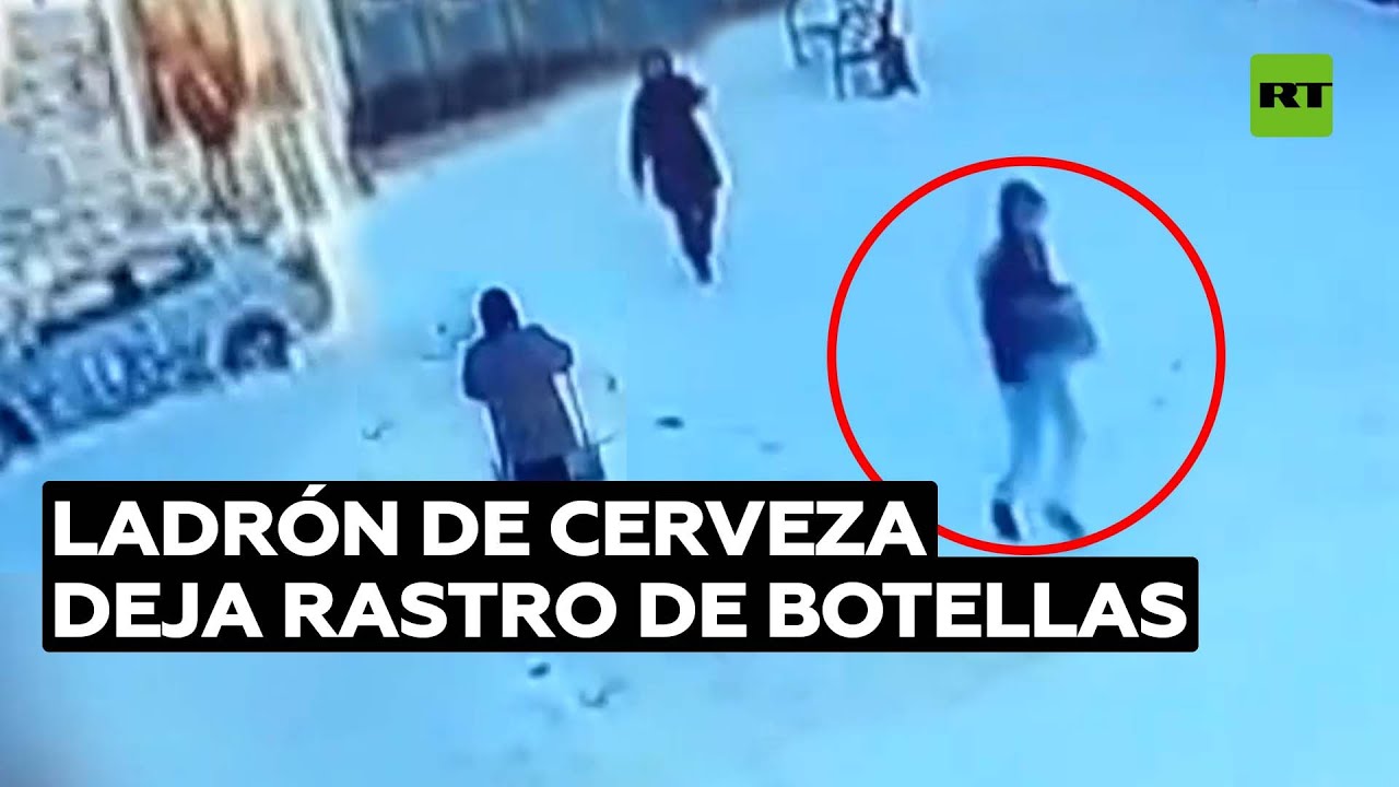 Roba una caja de cerveza, deja caer varias botellas en su huida y es detenido @RT Play en Español