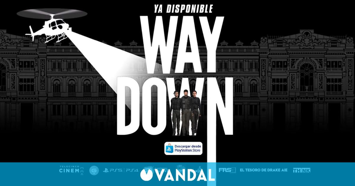 Así es Way Down: Atraca el Banco de España, el videojuego de la película de Jaume Balagueró