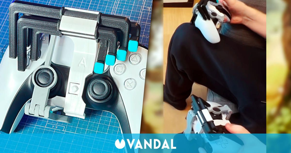 Un youtuber diseña un adaptador para el DualSense que permite jugar con una mano