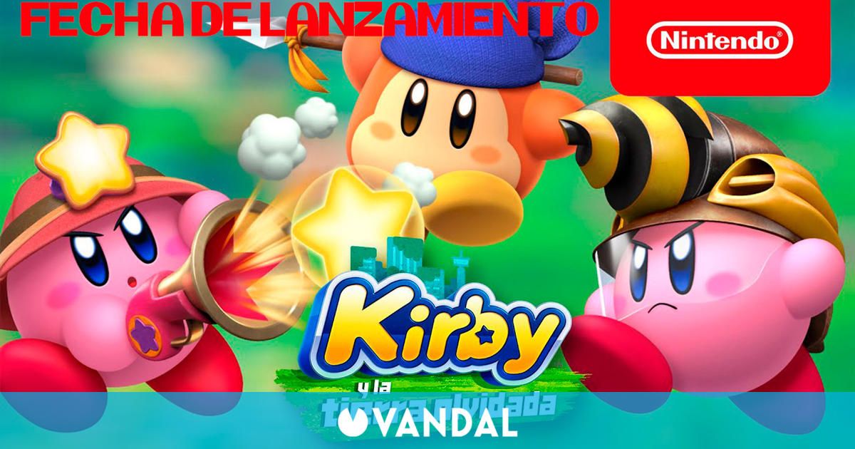 Kirby y la tierra olvidada saldrá a la venta para Nintendo Switch el 25 de marzo