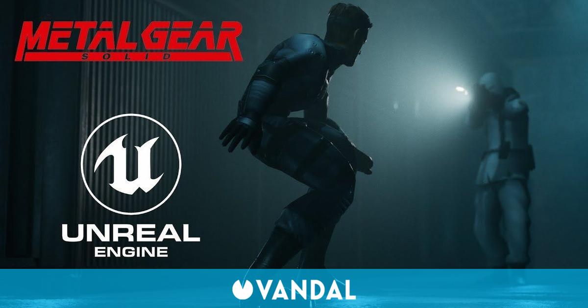 Recrean el Metal Gear Solid de PlayStation con Unreal Engine 5
