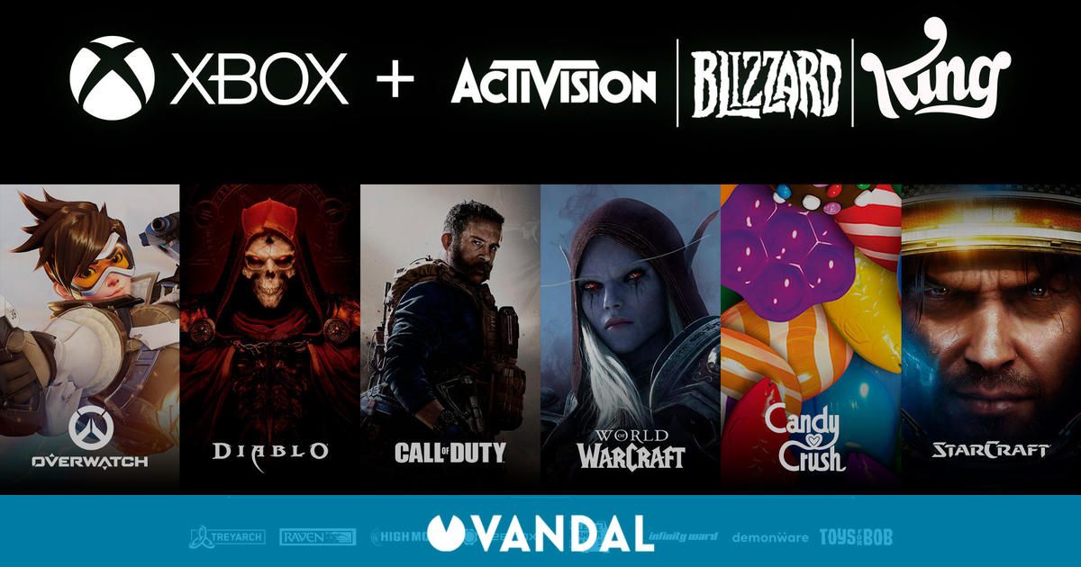 Microsoft compra Activision Blizzard y King por 68.700 millones de dólares