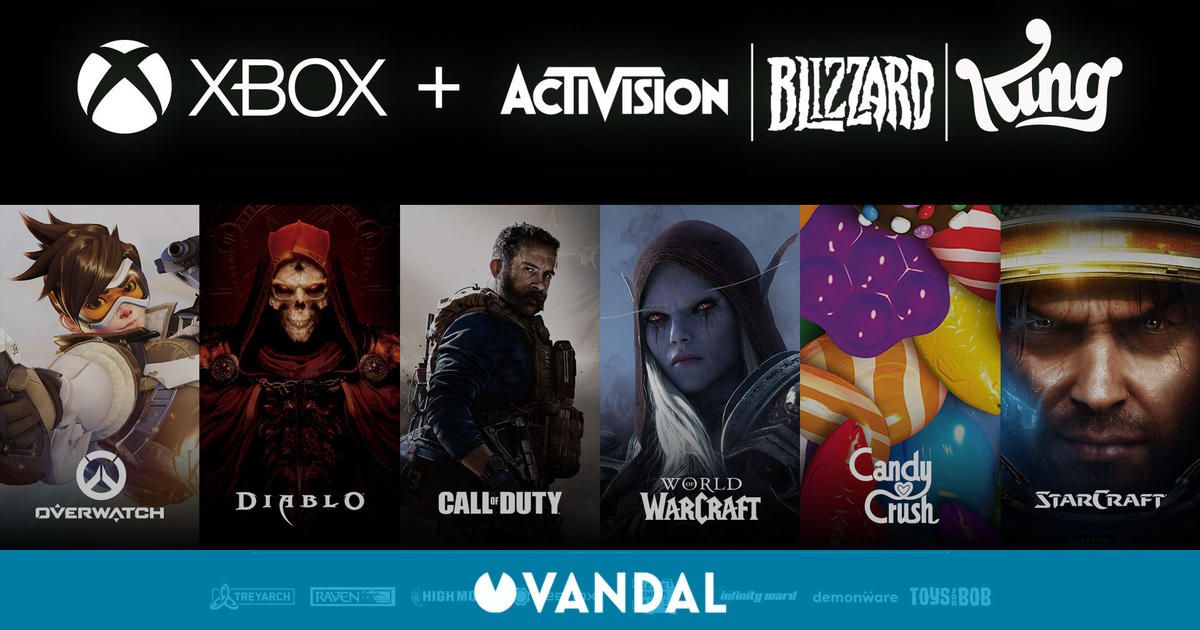 Todos los juegos de Activision Blizzard que pasan a ser de Xbox