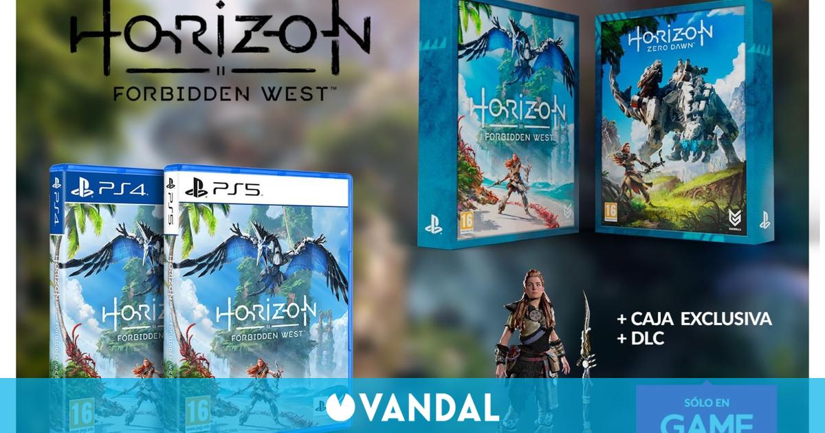 Horizon Forbidden West ya se puede reservar en GAME con DLC y caja exclusiva de regalo