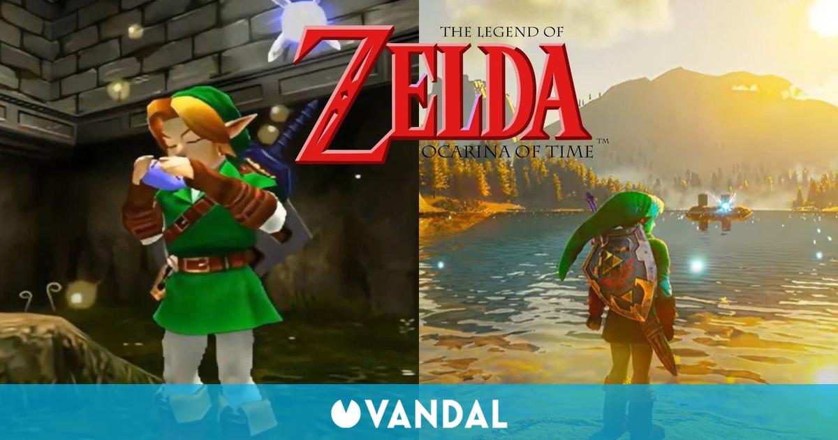 Así sería el remake de The Legend of Zelda: Ocarina of Time en Unreal Engine 5