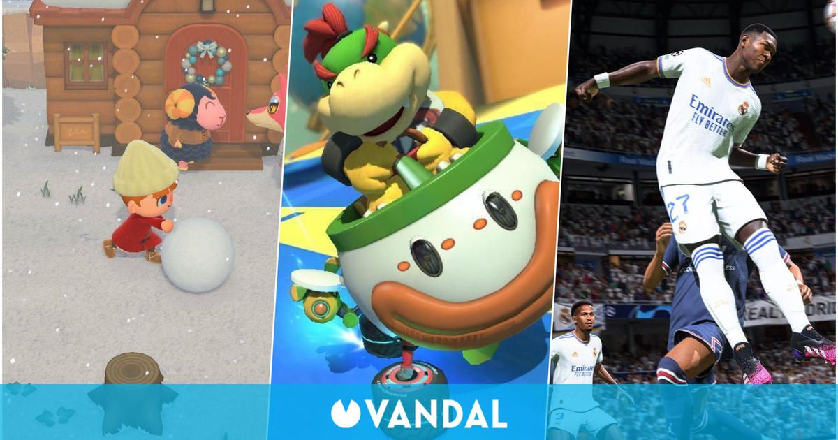 Mario Kart, FIFA y Animal Crossing dominan las ventas de final de año en Reino Unido