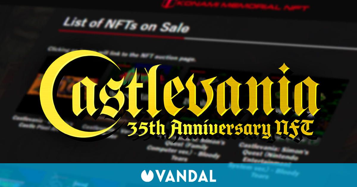 Konami lanza una colección de NFT de Castlevania para celebrar su 35 aniversario