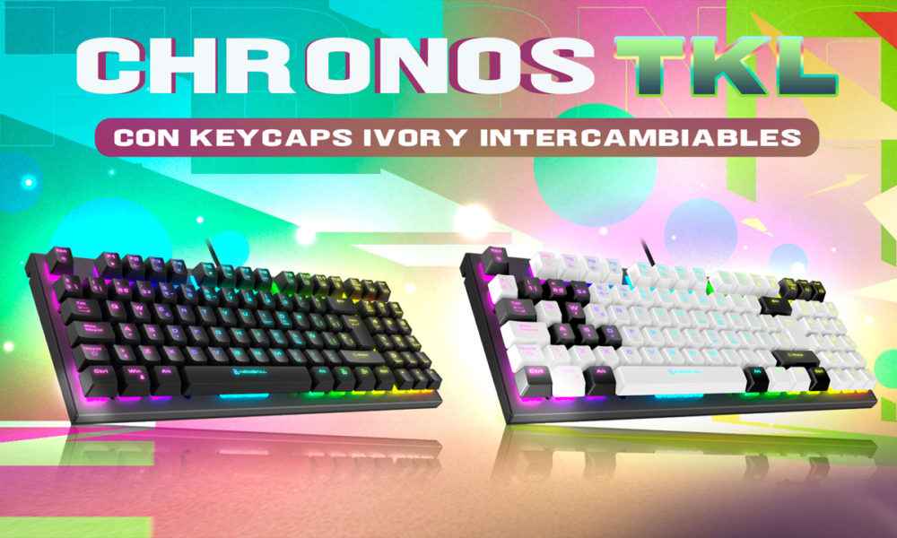 Newskill Chronos TKL, un teclado compacto con pad numérico