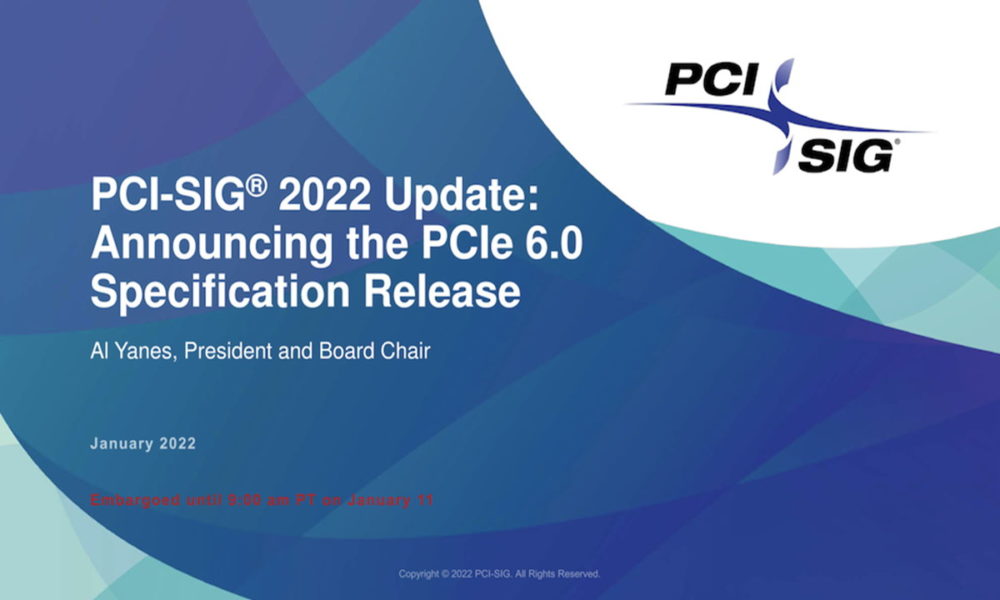 PCI-SIG publica las especificaciones finales de PCIe 6