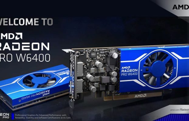 AMD presenta la Radeon Pro W6400, especificaciones