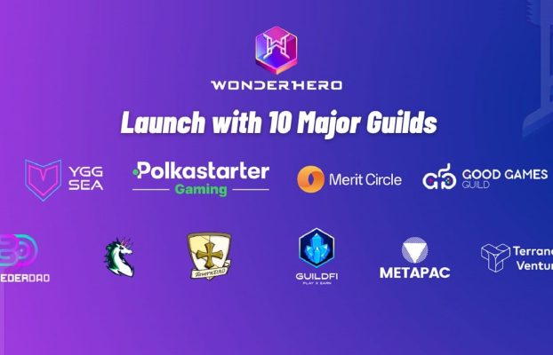 Juego play-to-earn WonderHero primero con 10 grandes gremios el día 1 de lanzamiento