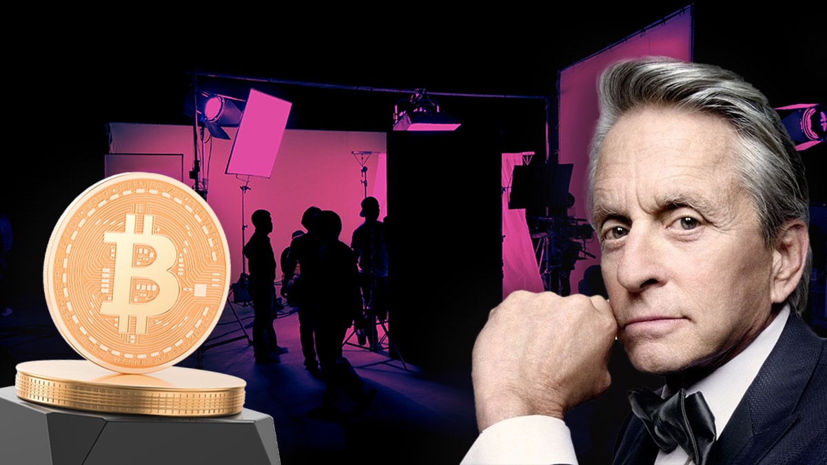 El actor Michael Douglas premia con bitcoin al mejor cineasta joven