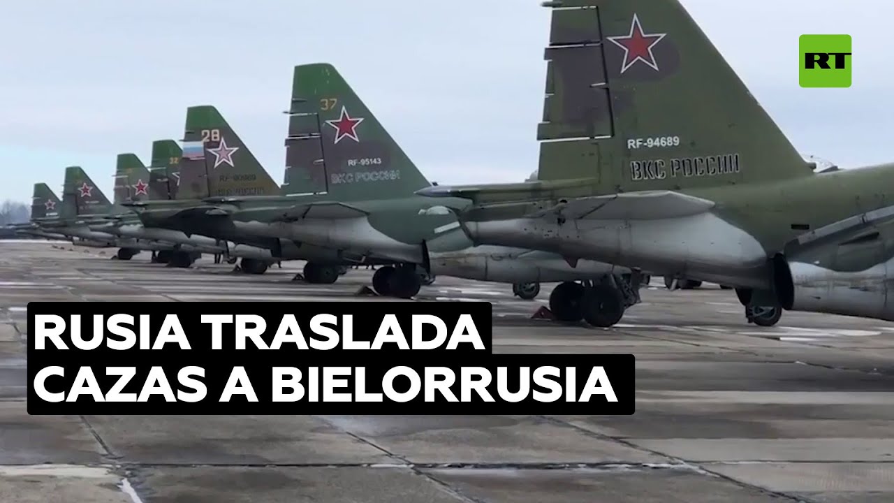 Cazas rusos Su-25SM son enviados a Bielorrusia para ejercicios conjuntos