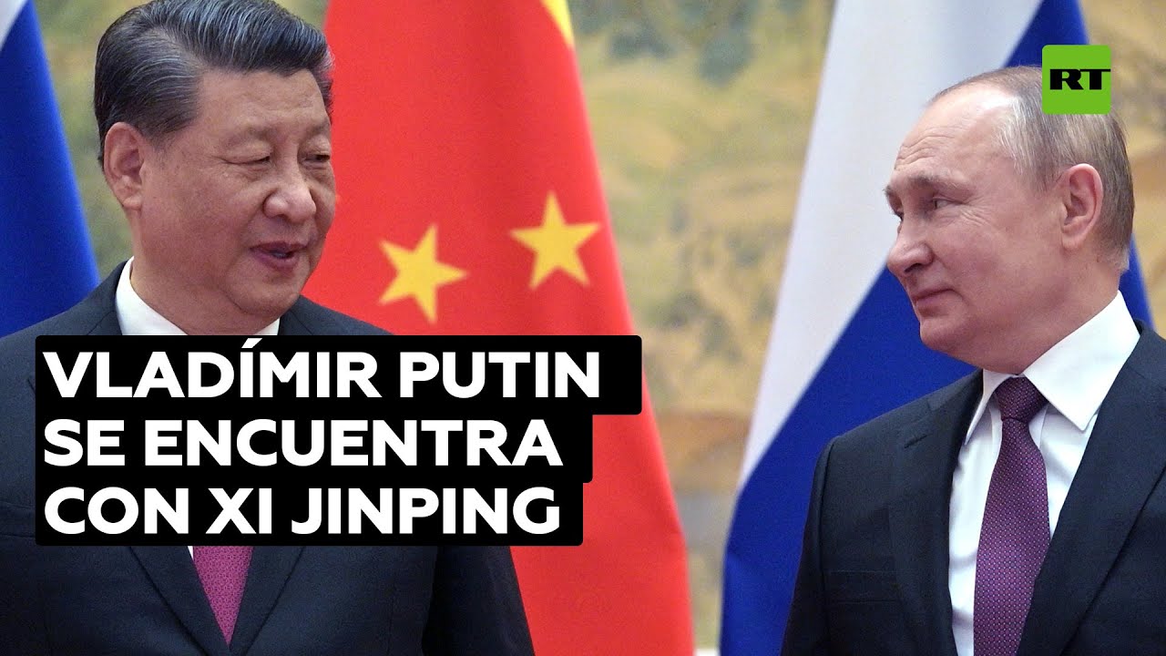 Xi Jinping recibe a Vladímir Putin, de visita oficial en China