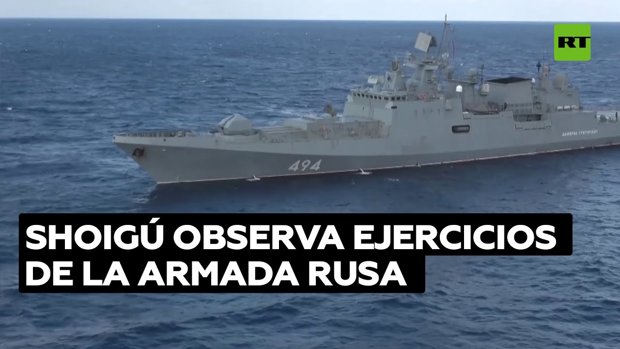 Fuerzas navales de Rusia realizan ejercicios en el mar Mediterráneo oriental