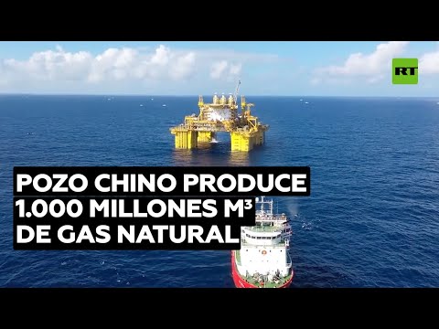 Primer campo chino en aguas profundas produce 1.000 millones de metros cúbicos de gas natural