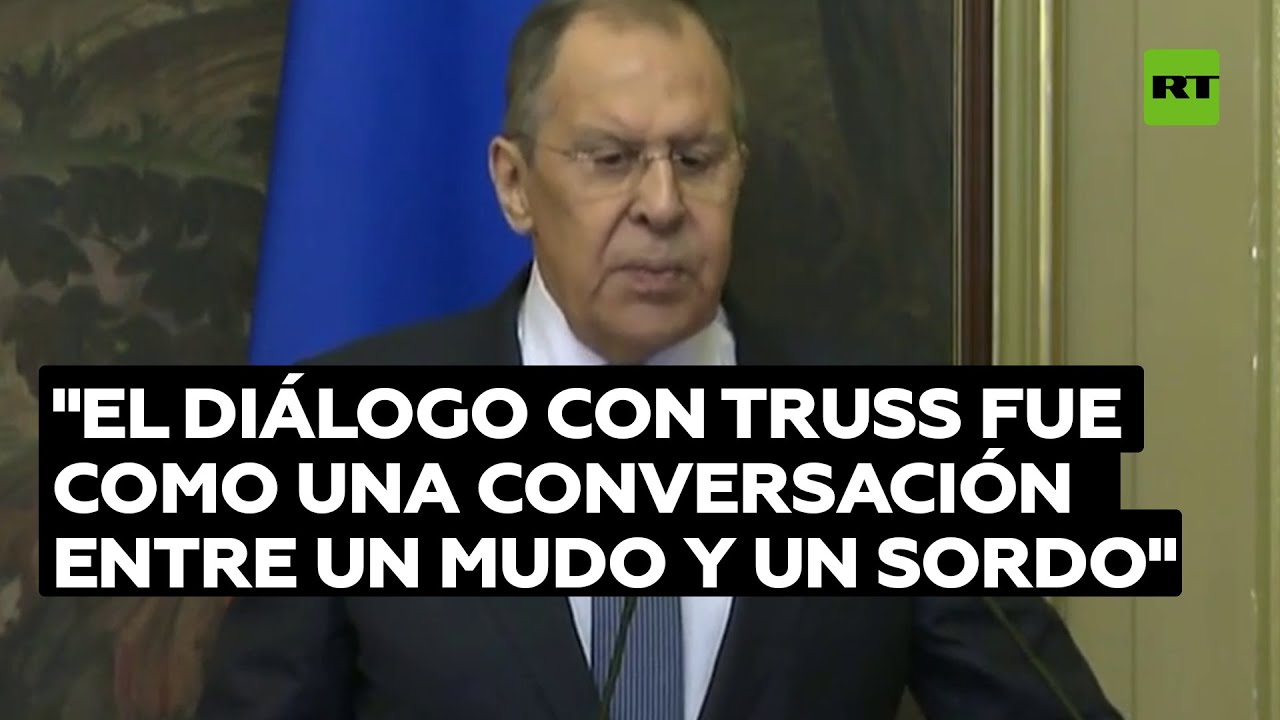 Lavrov constata que Londres se niega a escuchar argumentos de Rusia en tema de seguridad europea