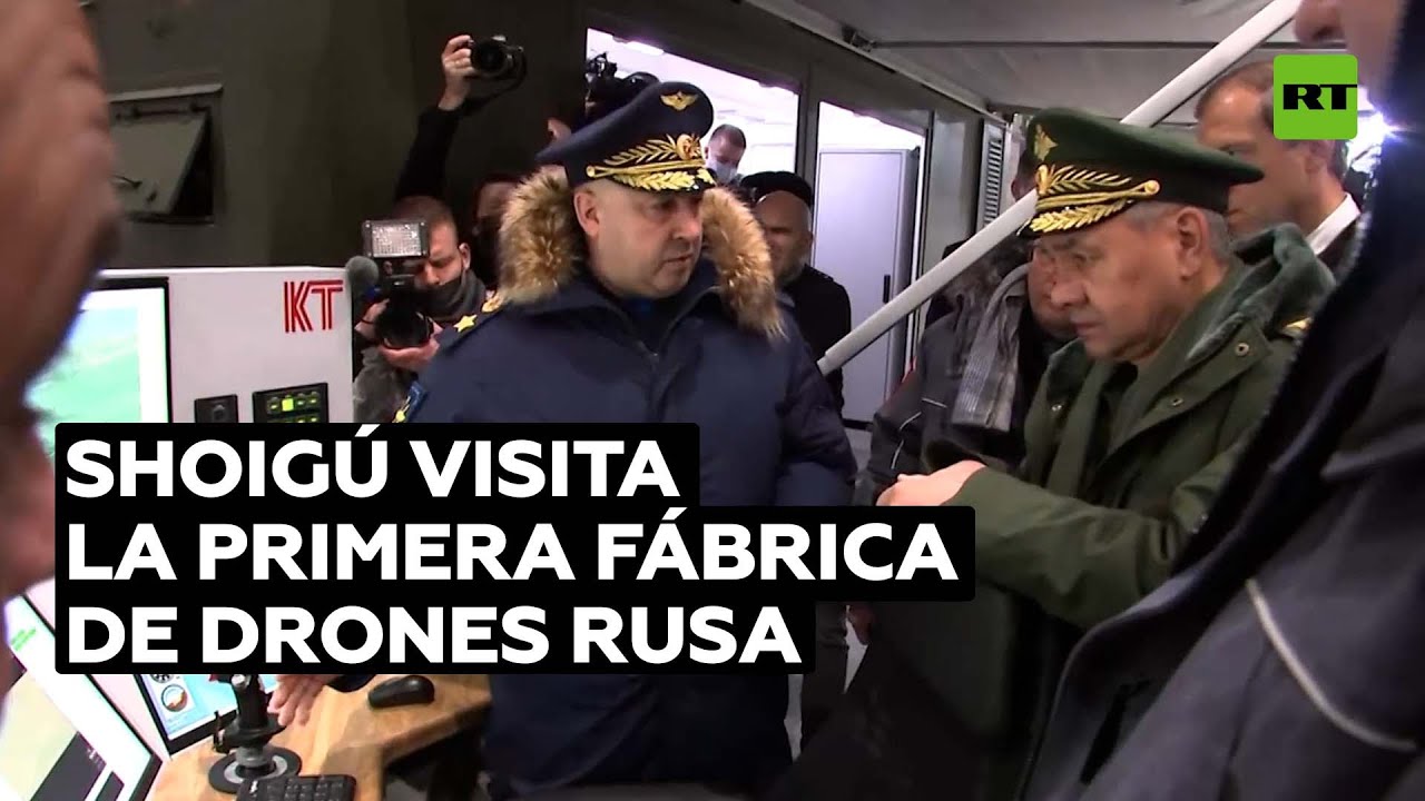 El ministro ruso de Defensa visita la primera planta de drones de Rusia @RT Play en Español