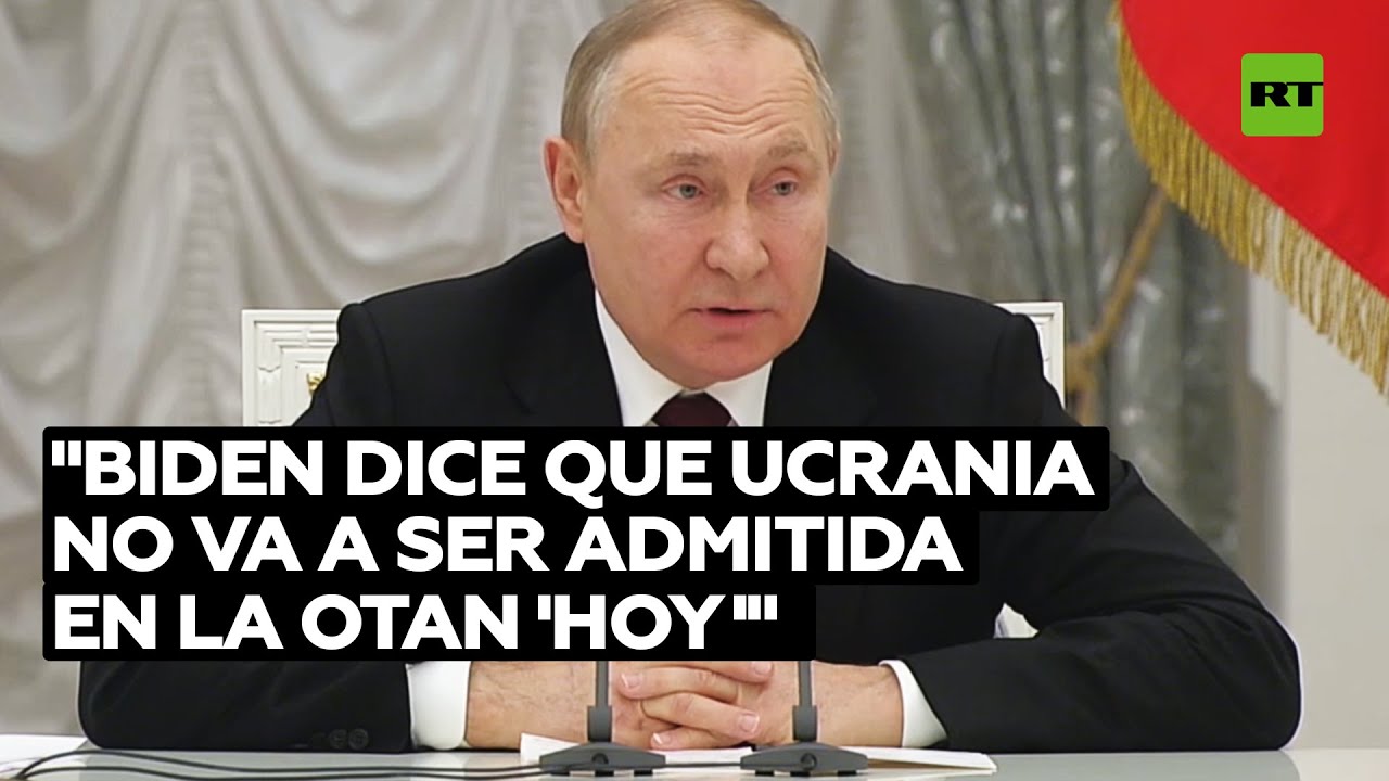 Putin: “Si Ucrania entra en la OTAN, las amenazas a Rusia se multiplicarán”