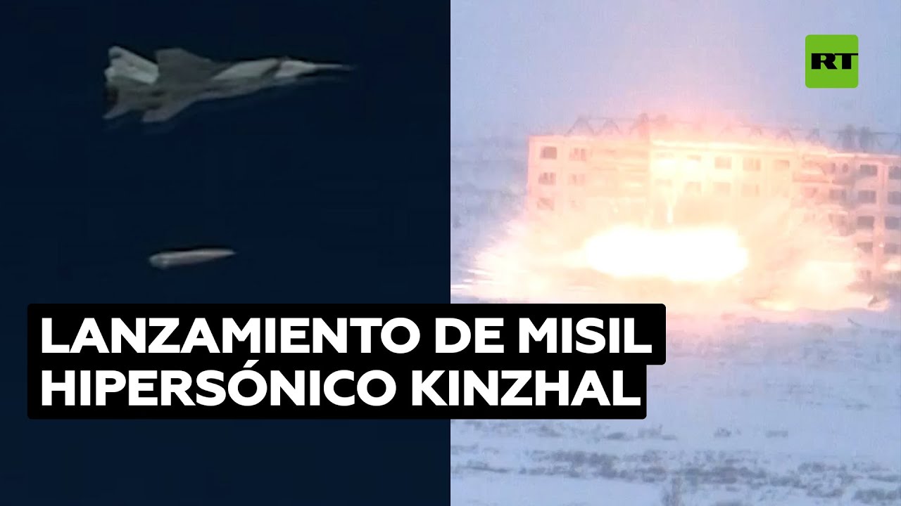 Rusia difunde imágenes del lanzamiento del misil hipersónico Kinzhal durante unos ejercicios