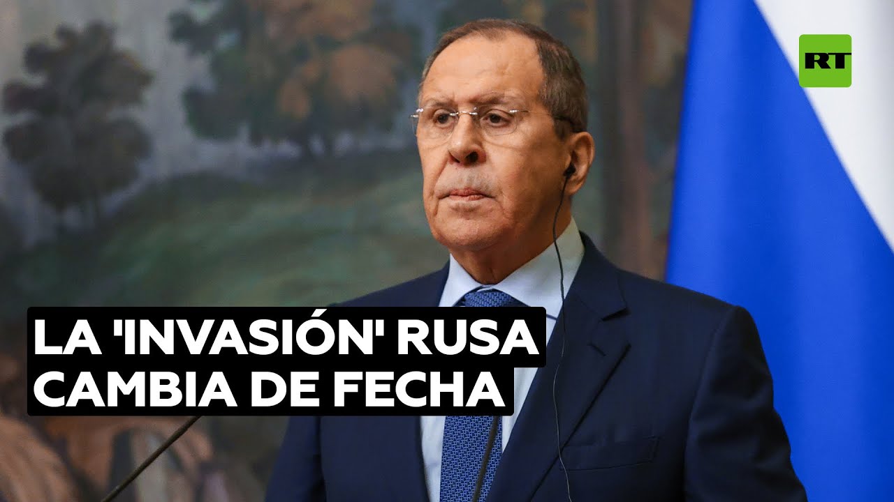 Lavrov: los cambios de la fecha de la 'invasión' de Rusia traen "una sonrisa"