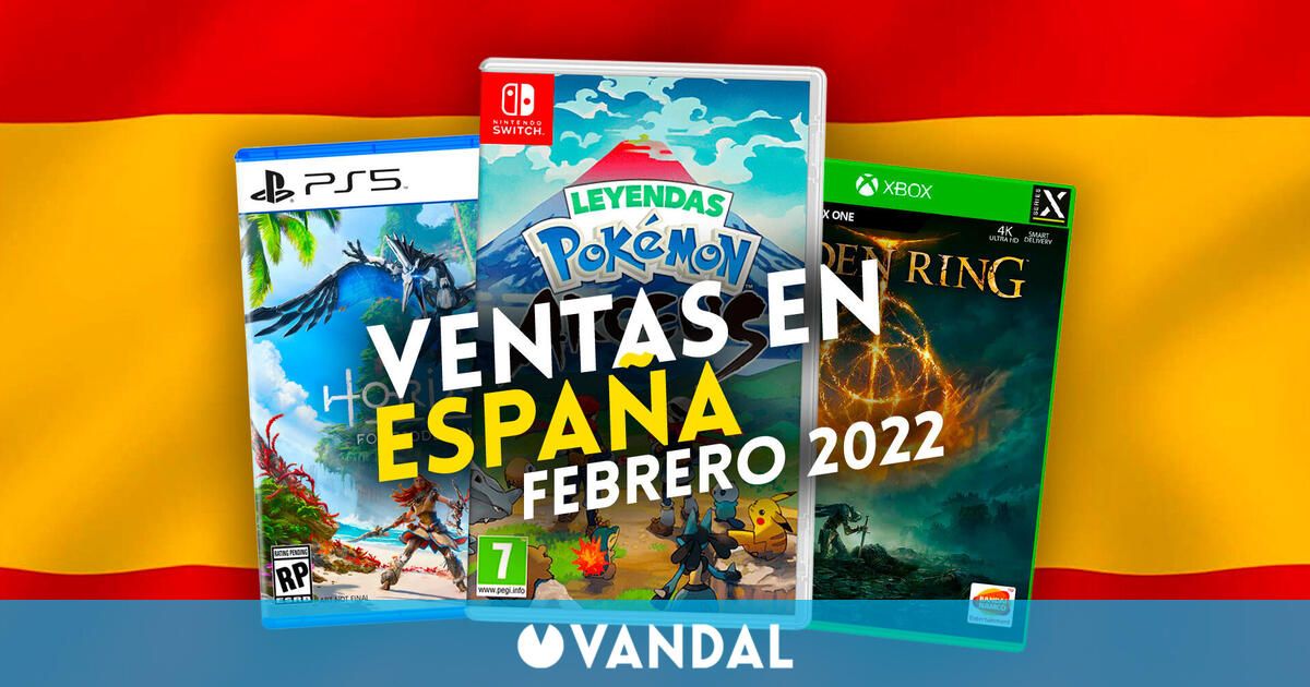 Leyendas Pokémon Arceus repite como el más vendido de España en febrero