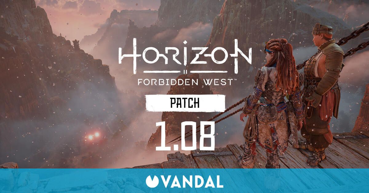 Horizon Forbidden West se actualiza a la v1.08 con mejoras visuales y corrección de bugs