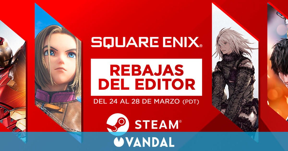 Square Enix rebaja casi todo su catálogo en Steam durante este fin de semana