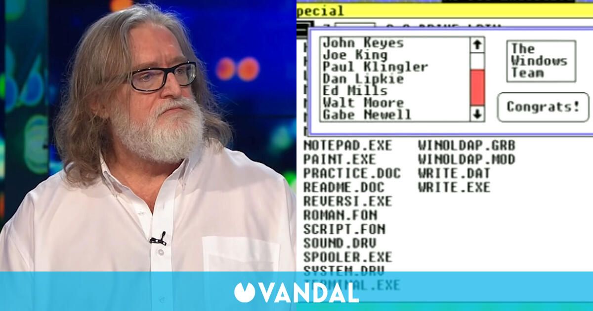 Windows 1.0 ocultó un ‘easter egg’ durante 37 años, y Gabe Newell está relacionado