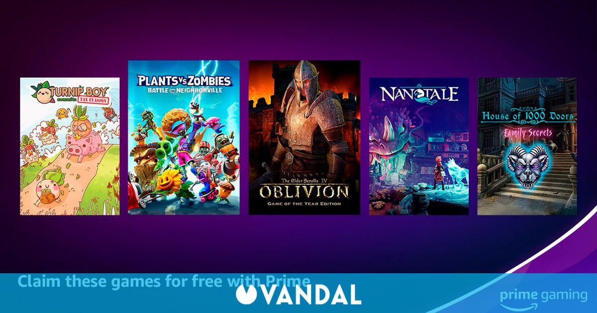 Oblivion y Monkey Island 2 entre los ocho juegos gratis de Prime Gaming en abril