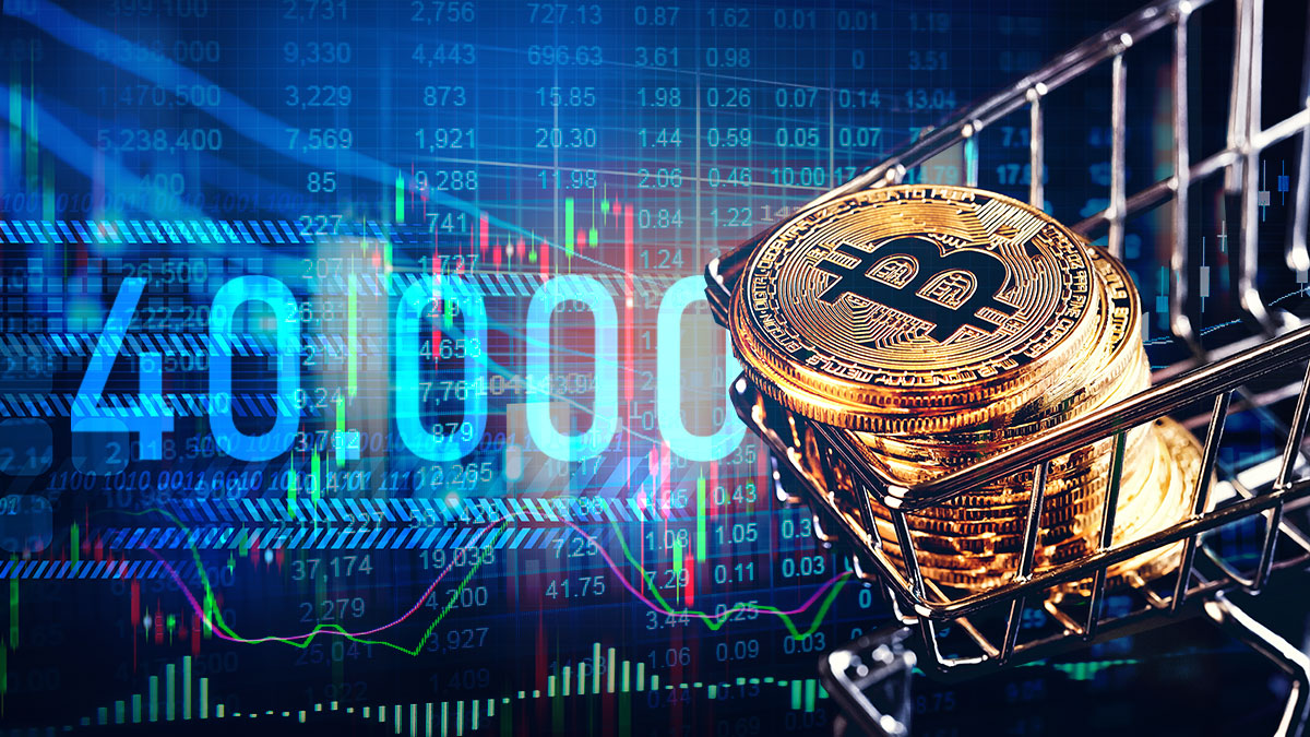 Bitcoin se estabiliza en USD 40.000 en espera de un desenlace por la guerra