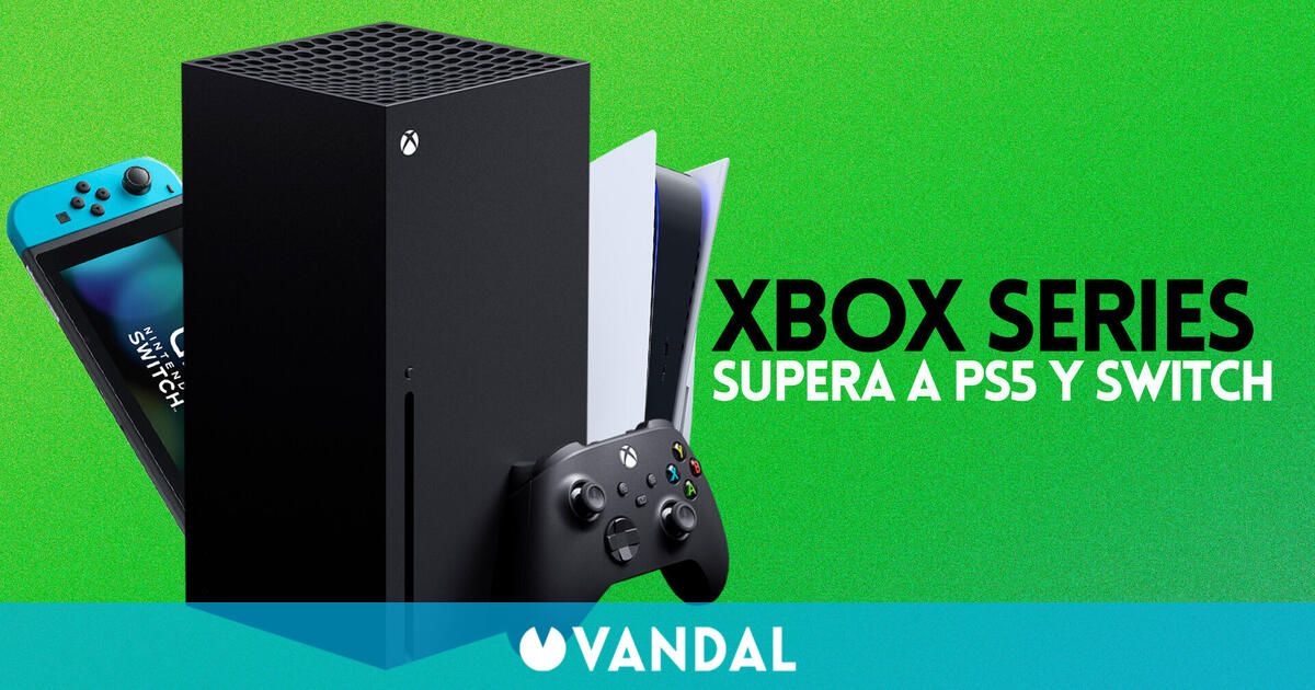 Xbox Series X/S supera en ventas a PS5 y Switch en Estados Unidos