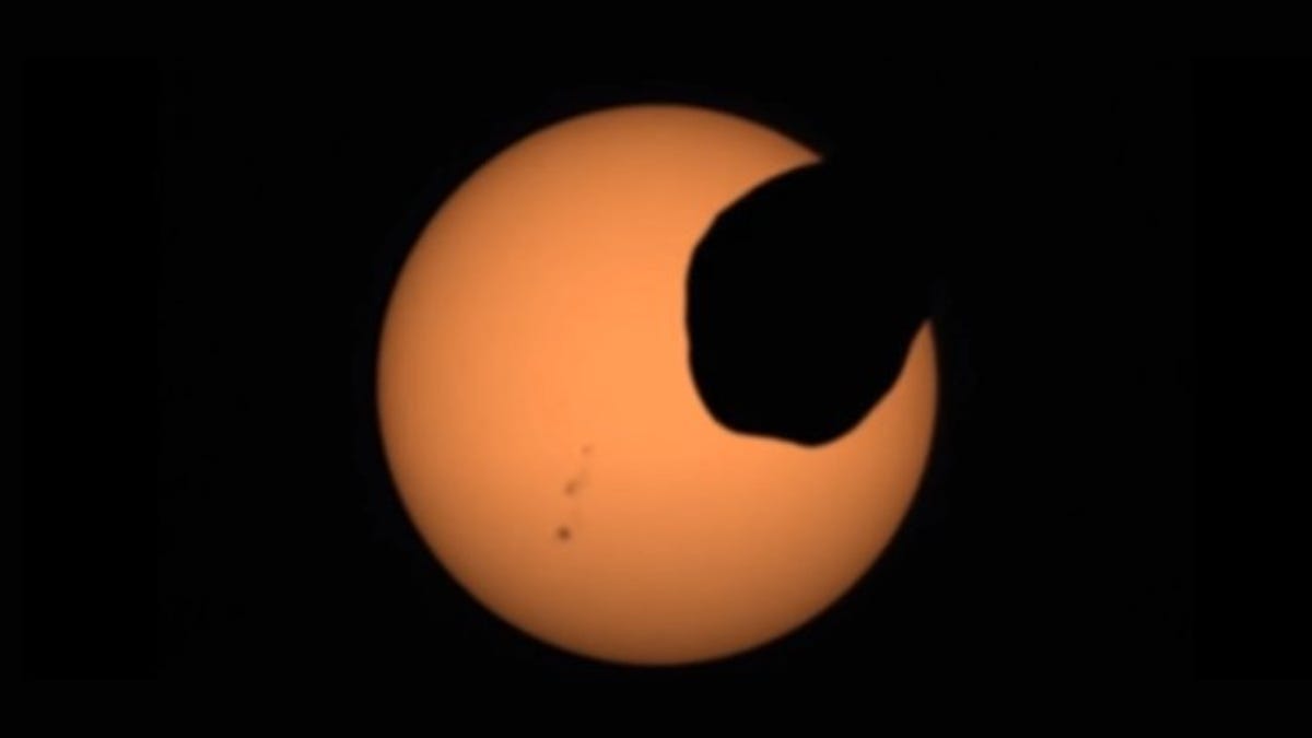 Perseverance captura un asombroso eclipse solar en Marte