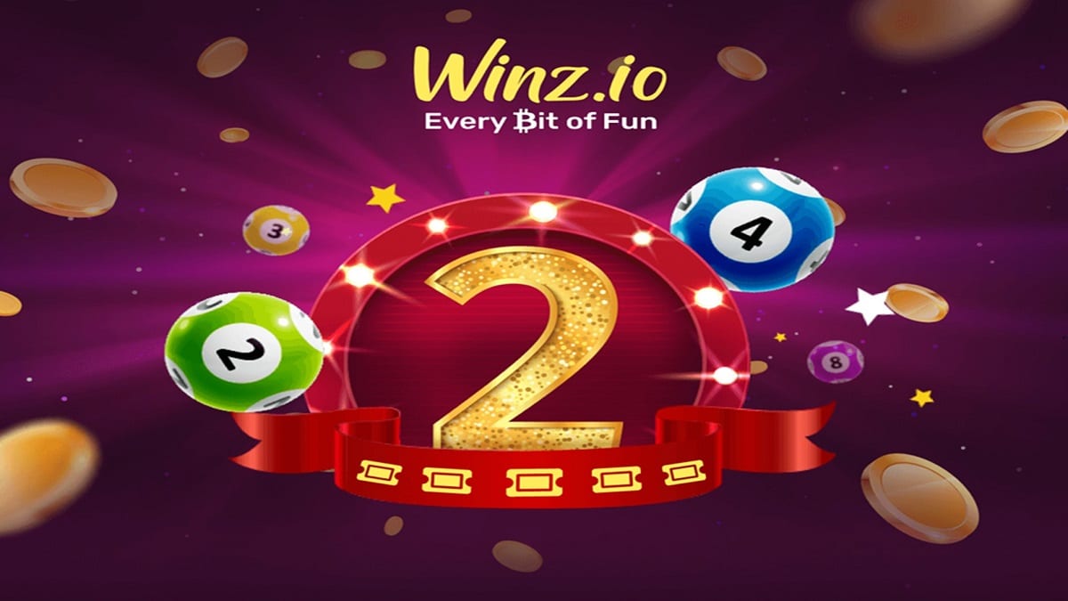 Fiesta 2do aniversario de Winz.io -obtenga su boleto gratis para la rifa de USD 10.000