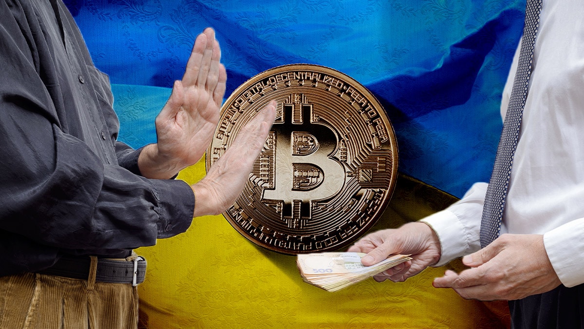 Ucrania prohíbe comprar bitcoin usando la moneda local