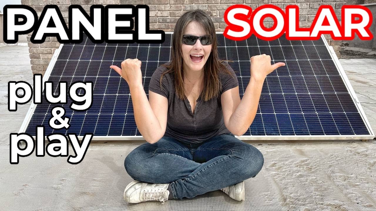 ELECTRICIDAD BARATA! -Panel SOLAR fotovoltaico PLUG & PLAY Blubat-