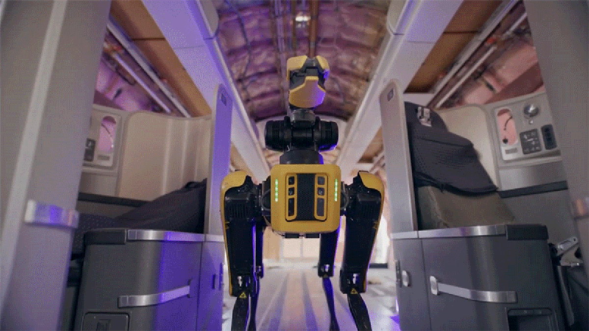 Robot perro Spot de Boston Dynamics ahora ve a color y usa 5G